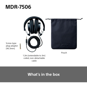 Alternative view of Sony MDR7506 Professional Large Diaphragm Headphone