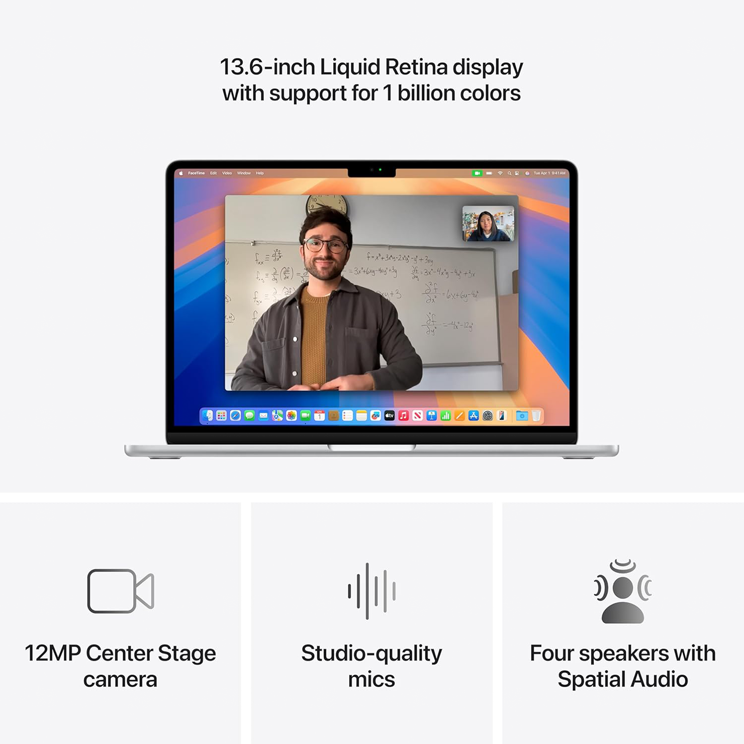 Apple 2025 MacBook Air 15-inch Laptop with M4 chip: Built for Apple Intelligence, 15.3-inch Liquid Retina Display, 16GB Unified Memory, 256GB SSD Storage, 12MP Center Stage Camera, Touch ID; Midnight - Image 6