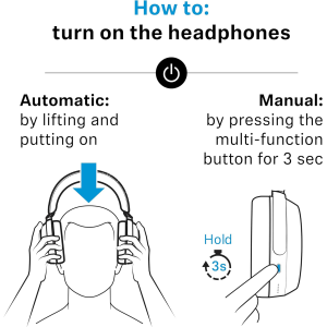 Alternative view of Sennheiser Momentum 4 Wireless Noise Cancelling Headphones - Bluetooth Headset for Crystal-Clear Calls with Adaptive Noise Cancellation, Over-Ear Headphones, 60h Battery Life, Folding Design, Black